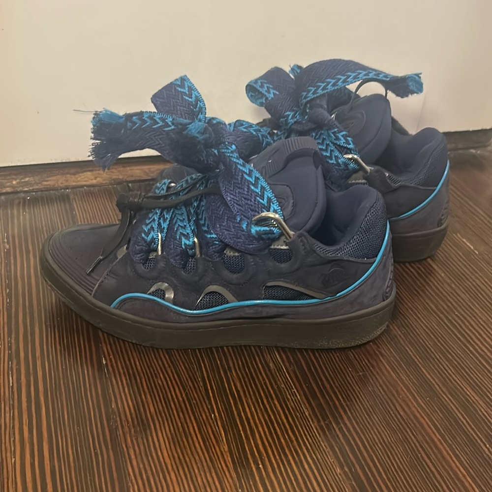 Lanvin sz 40, navy blue/teal